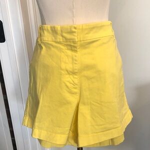 J. Crew Sunny Yellow Women's Shorts worn once!